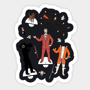 Cut It Out: Ron Burgundy Sticker